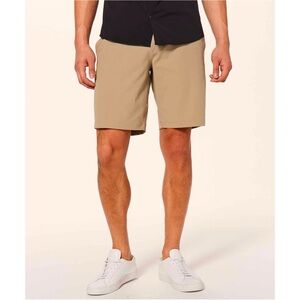 Mens Lululemon Commission Short Slim Warpstreme 9" Tofino Sand Khaki 28 M7AAOS